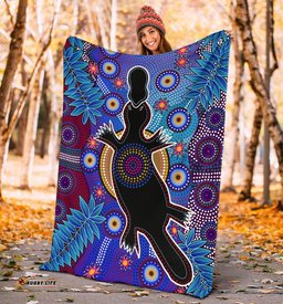 Aboriginal Premium Blanket Indigenous Platypus