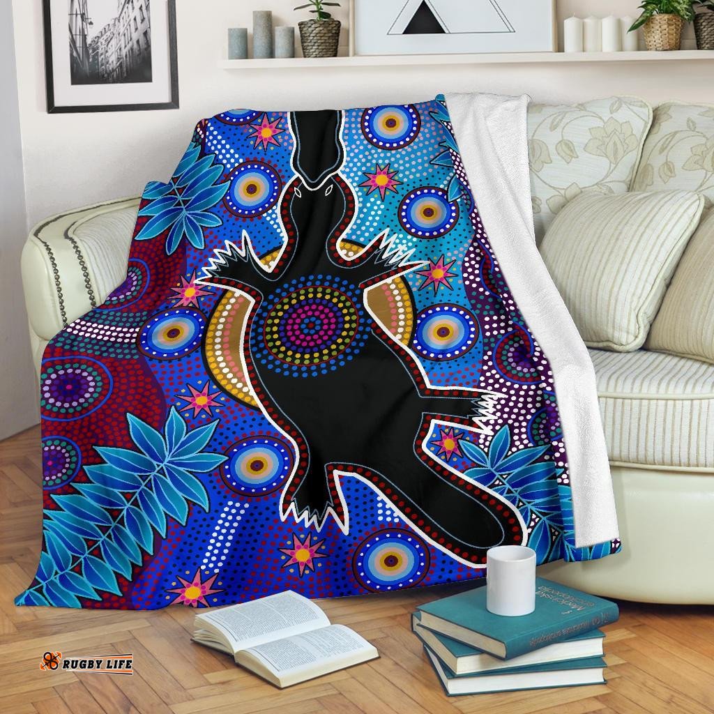 Aboriginal Premium Blanket Indigenous Platypus