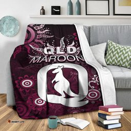 QLD Maroons Premium Blanket Aboriginal