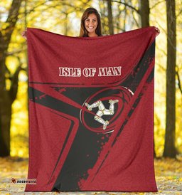 Isle Of Man Rugby Premium Blanket Isle Of Man Rugby
