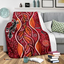 Aboriginal Premium Blanket Indigenous Patterns Ver12