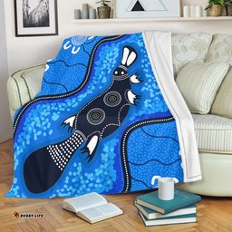 Australia Aboriginal Blanket - Platypus Art Blanket