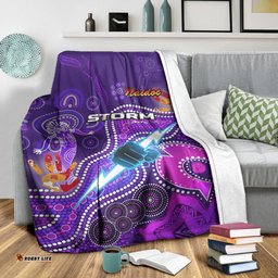 melbourne storm premium blanket naidoc heal country heal our nation