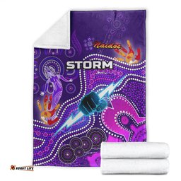 melbourne storm premium blanket naidoc heal country heal our nation