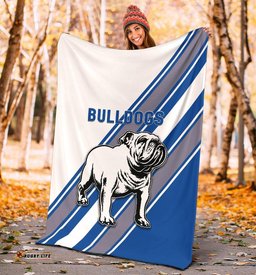 canterbury bankstown bulldogs premium blanket simple style