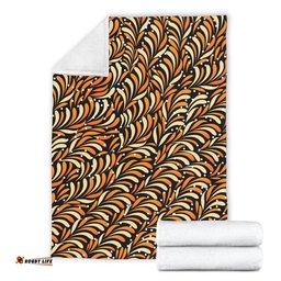 Australia Aboriginal Blanket - Seamless Bush Leaves Blanket