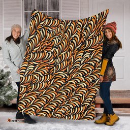 Australia Aboriginal Blanket - Seamless Bush Leaves Blanket