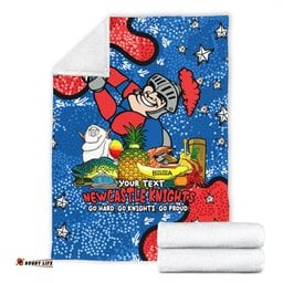 Newcastle Knights Custom Blanket - Australian Big Things Blanket