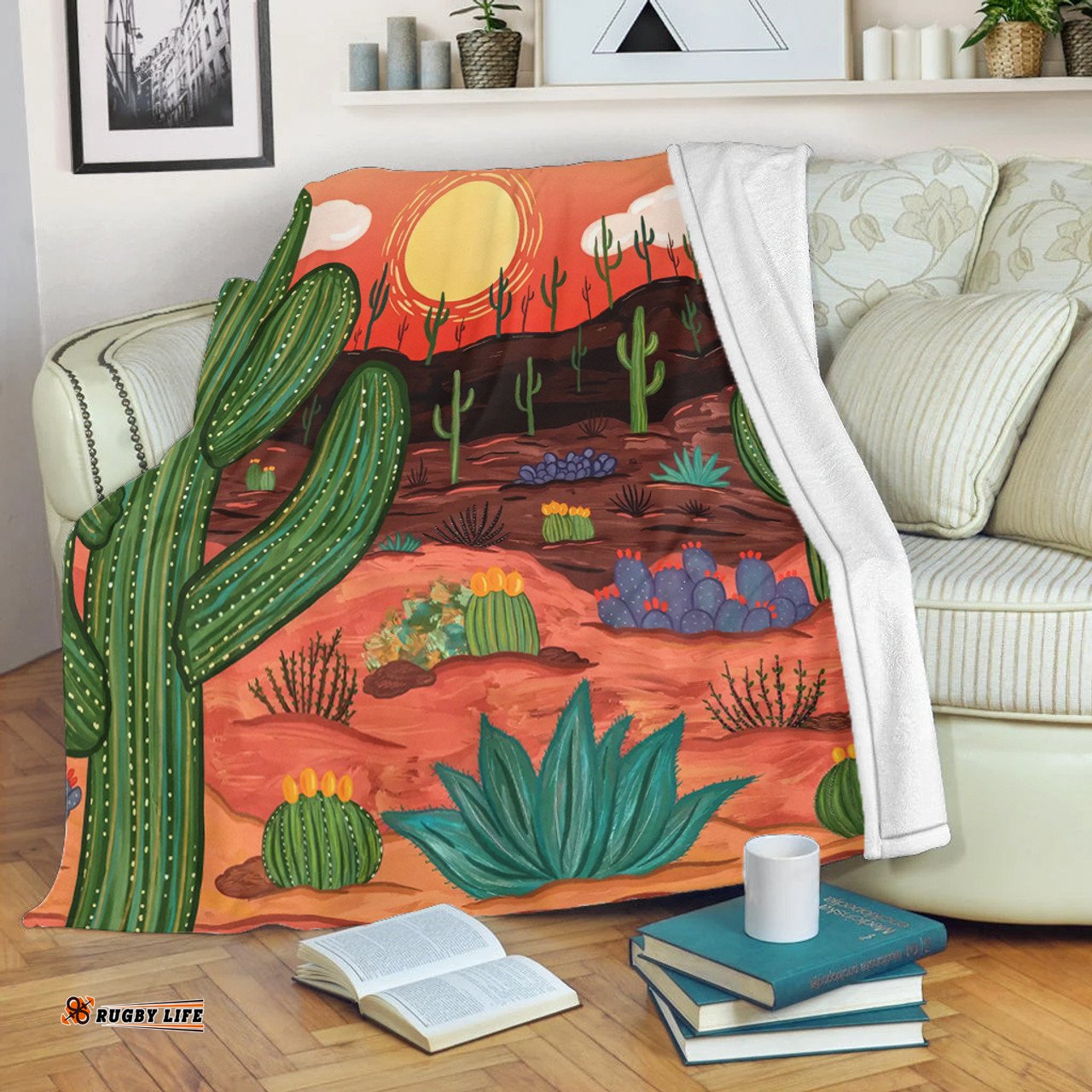 Australia Travelling Blanket - Australian Desert Blanket