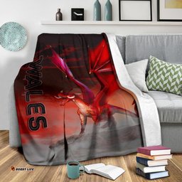Wales Premium Blanket Dragon Ty Mawr Lighthouse