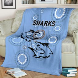 cronulla premium blanket sharks unique indigenous