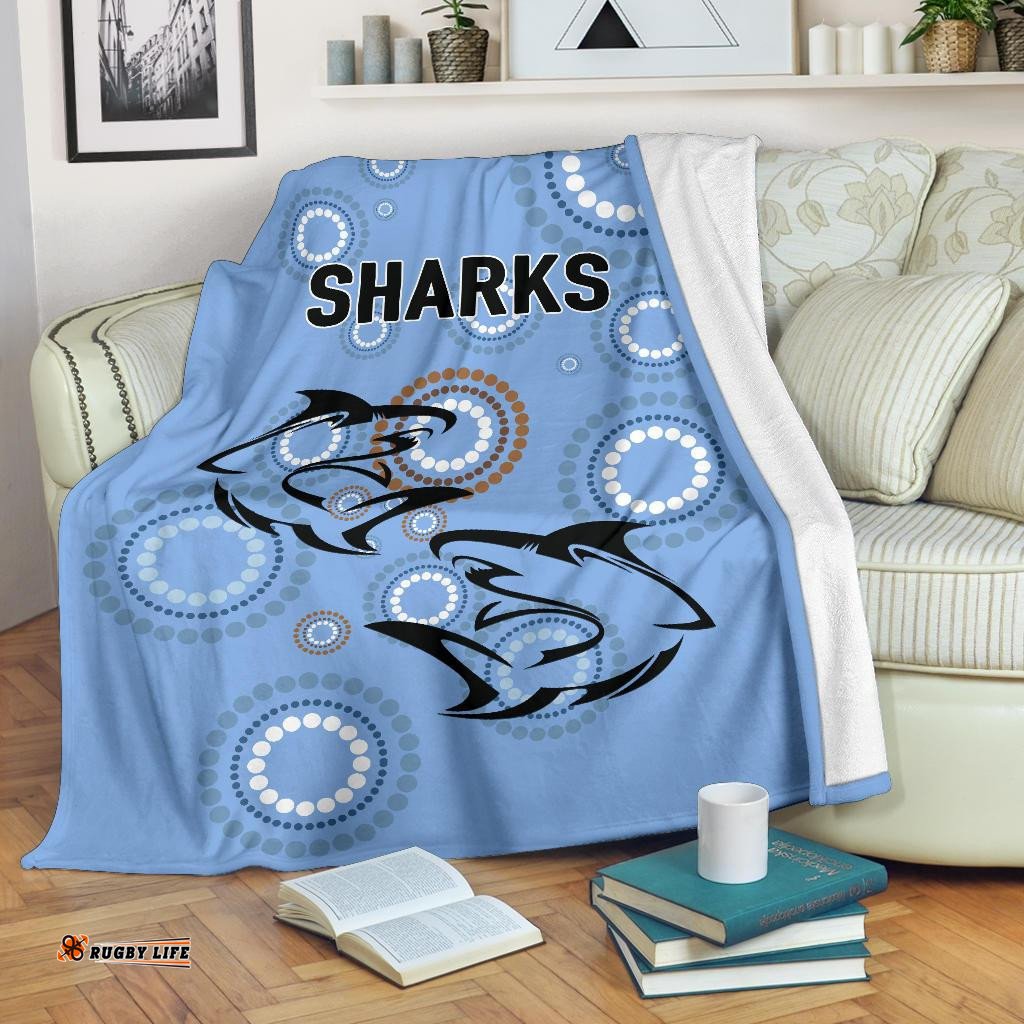 cronulla premium blanket sharks unique indigenous