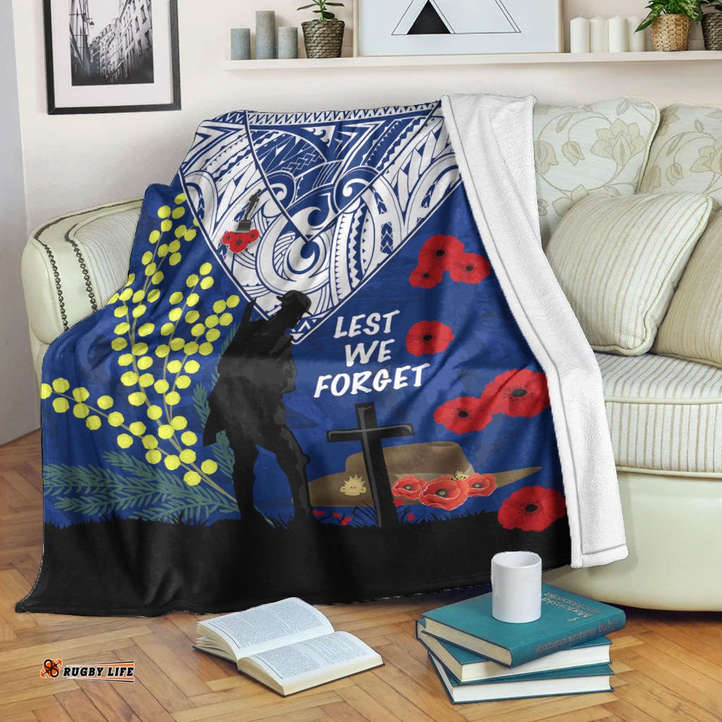 vibehoodie blanket new zealand soldier premium blanket