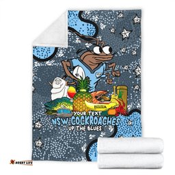 New South Wales Cockroaches Custom Blanket - Australian Big Things Blanket