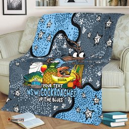 New South Wales Cockroaches Custom Blanket - Australian Big Things Blanket