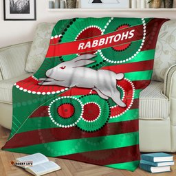 Rabbitohs Premium Blanket Indigenous Bravery