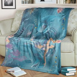 Blankets Australia Beautiful Mermaid With Dolphin