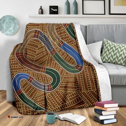 Aboriginal Area Rug Indigenous Snake