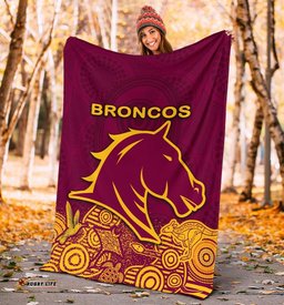 brisbane premium blanket broncos indigenous