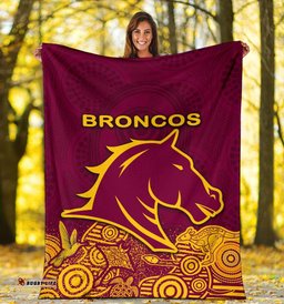 brisbane premium blanket broncos indigenous
