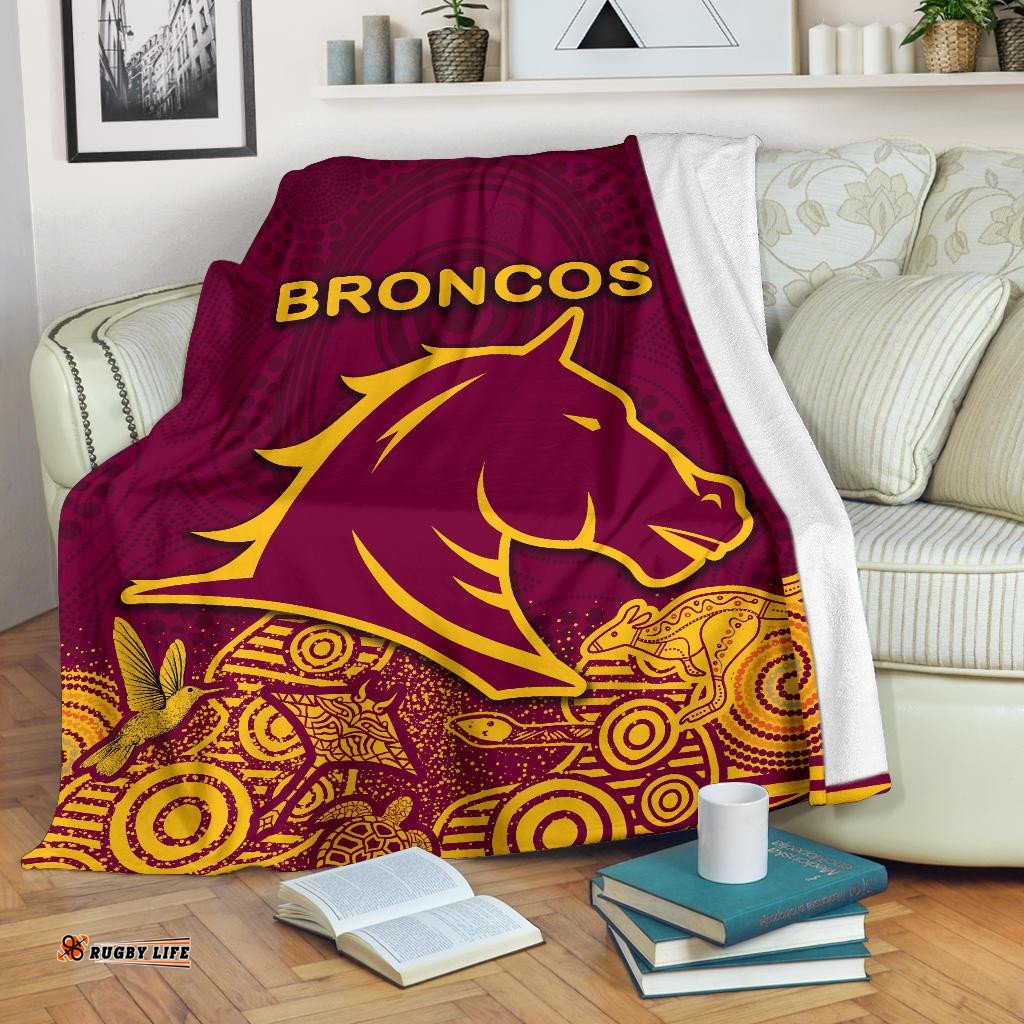 brisbane premium blanket broncos indigenous