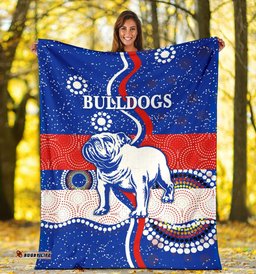 Western Premium Blanket Bulldogs Unique Indigenous