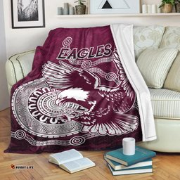 Manly Warringah Sea Eagles Blanket - Custom Super Eagles Blanket