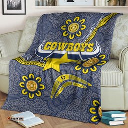 cowboys rugby blanket aboriginal boomerang cowboys blanket rlt13