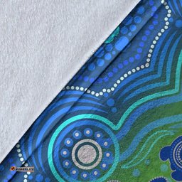 Aussie Aboriginal Premium Blanket Sea Turtle