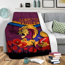 Brisbane Lions ANZAC Day Blanket Indigenous Art