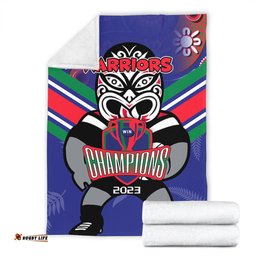 New Zealand Warriors Premium Blanket Talent Win Games But Teamwork And Intelligence Win Championships With Aboriginal Style