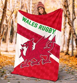 Wales Rugby Premium Blanket Sporty Style