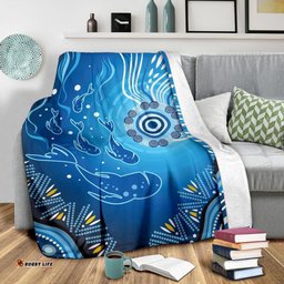 Premium Blanket Indigenous Ocean Fishing