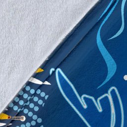 Premium Blanket Indigenous Ocean Fishing