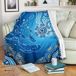 Premium Blanket Indigenous Ocean Fishing