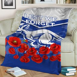 Kangaroos ANZAC Day Indigenous Art Blanket