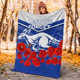 Kangaroos ANZAC Day Indigenous Art Blanket