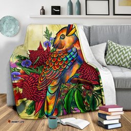 Premium Blanket Australia Kookaburra With Waratah