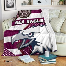 sea eagles premium blanket shorts aboriginal