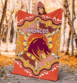 brisbane premium blanket broncos indigenous warm vibes