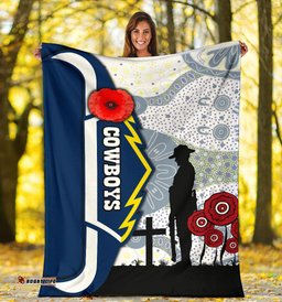 Cowboys Premium Blanket Aboriginal ANZAC Day