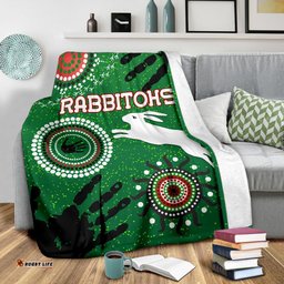 South Sydney Rabbitohs Indigenous Premium Blanket Country Style