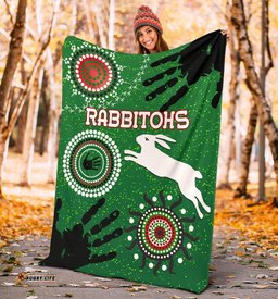 South Sydney Rabbitohs Indigenous Premium Blanket Country Style