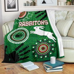 South Sydney Rabbitohs Indigenous Premium Blanket Country Style