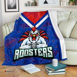 Sydney Roosters Indigenous Premium Blanket Prairie Style No.1