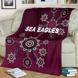 warringah premium blanket sea eagles simple indigenous