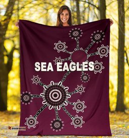 warringah premium blanket sea eagles simple indigenous