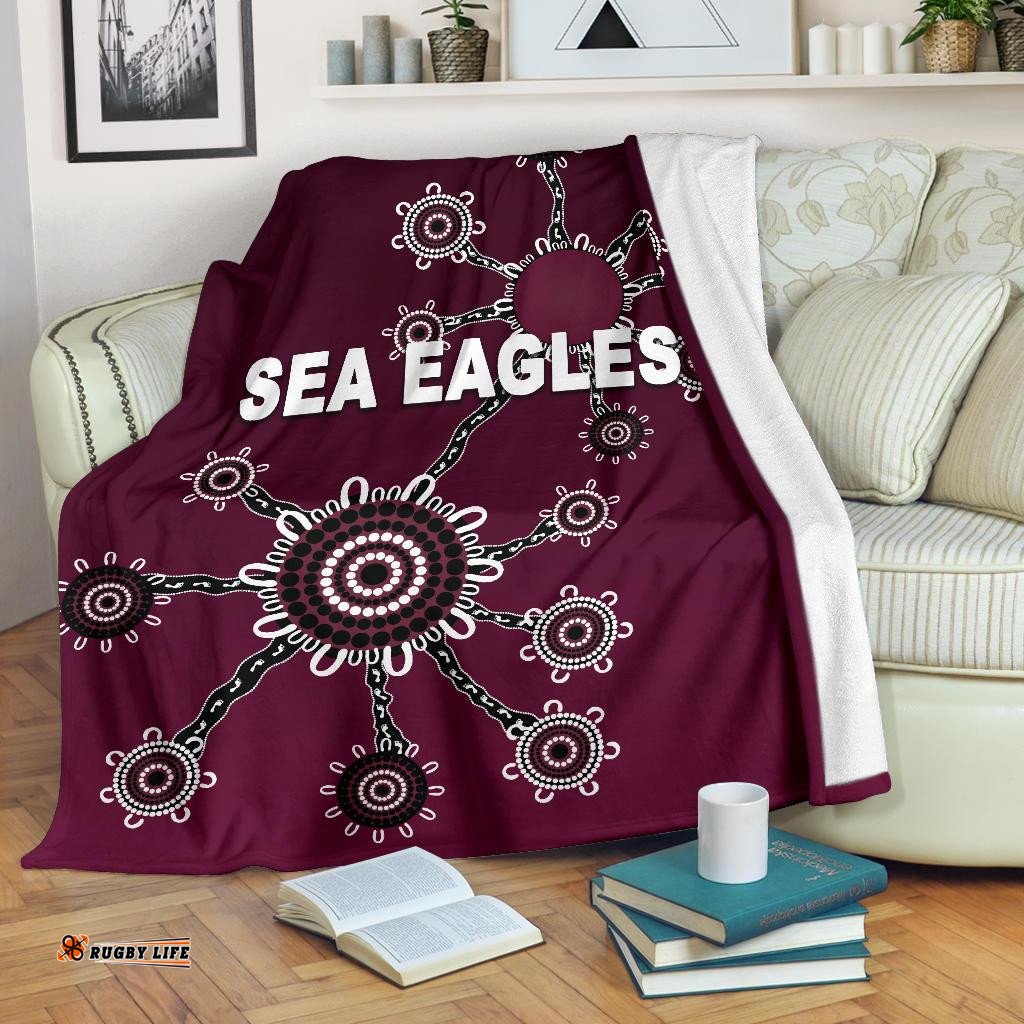 warringah premium blanket sea eagles simple indigenous