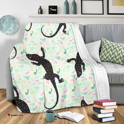 Australia Goanna Blanket - Aboriginal Goanna Dot Art Colorful Inspired  Blanket