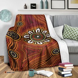 Amazing Aussie Australia Aboriginal Inspired Aboriginal Connection Concept Art Background Blanket
